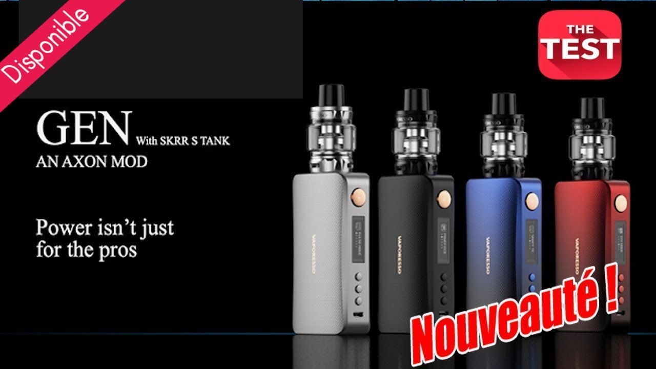 [TEST] Cigarette Electronique Vaporesso GEN 220W  #VAPE ( Vid&eacute;o Disponible sur la cha&icirc;ne )