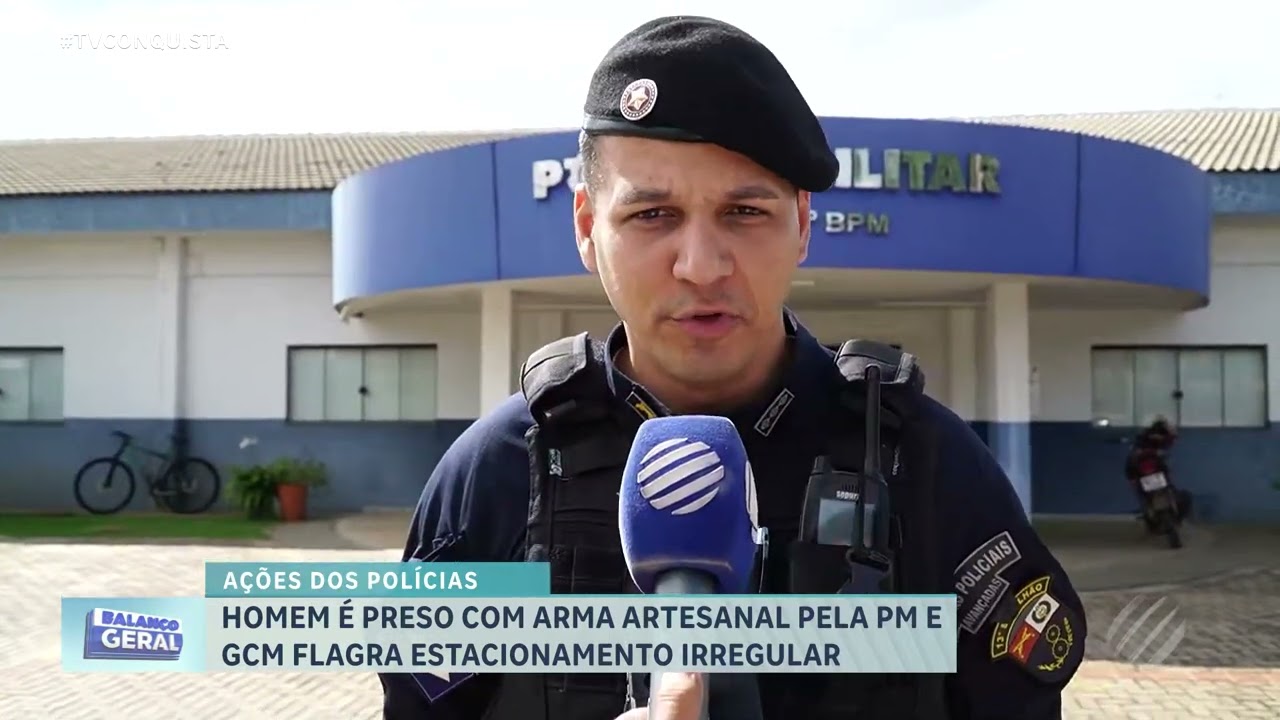 PM prende homem por ameaça à companheira em Lucas do Rio Verde; arma é apreendida