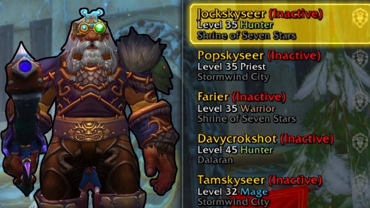 Logging Into My Old Wow Account After 10 Years