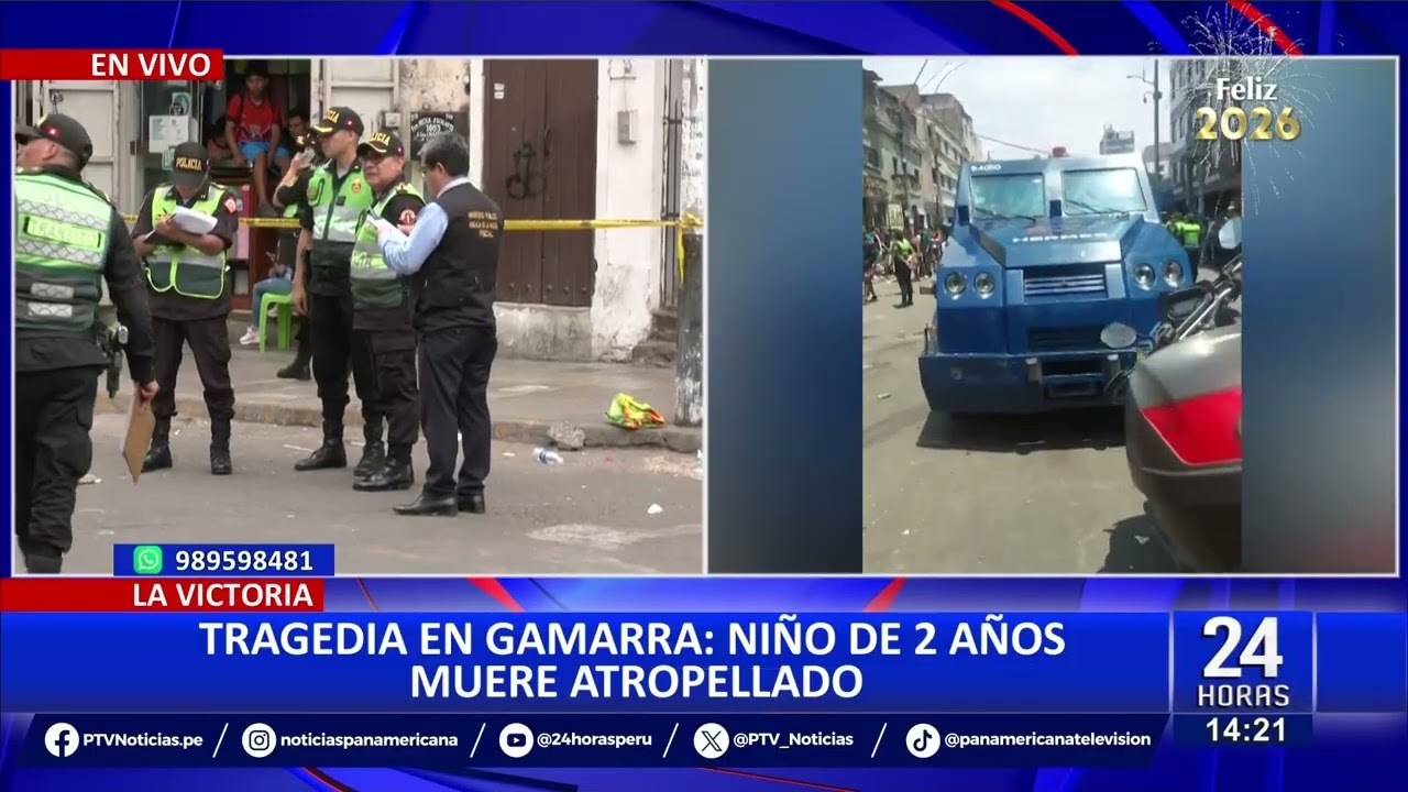 Padre de niño de 2 años que murió atropellado en Gamarra denuncia agresión de la policía