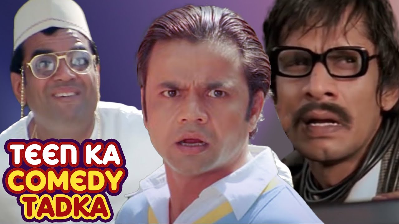Best of Latest Comedy Scenes | Teen ka Comedy Tadka | Phir Hera Pheri - Awara Paagal Deewana