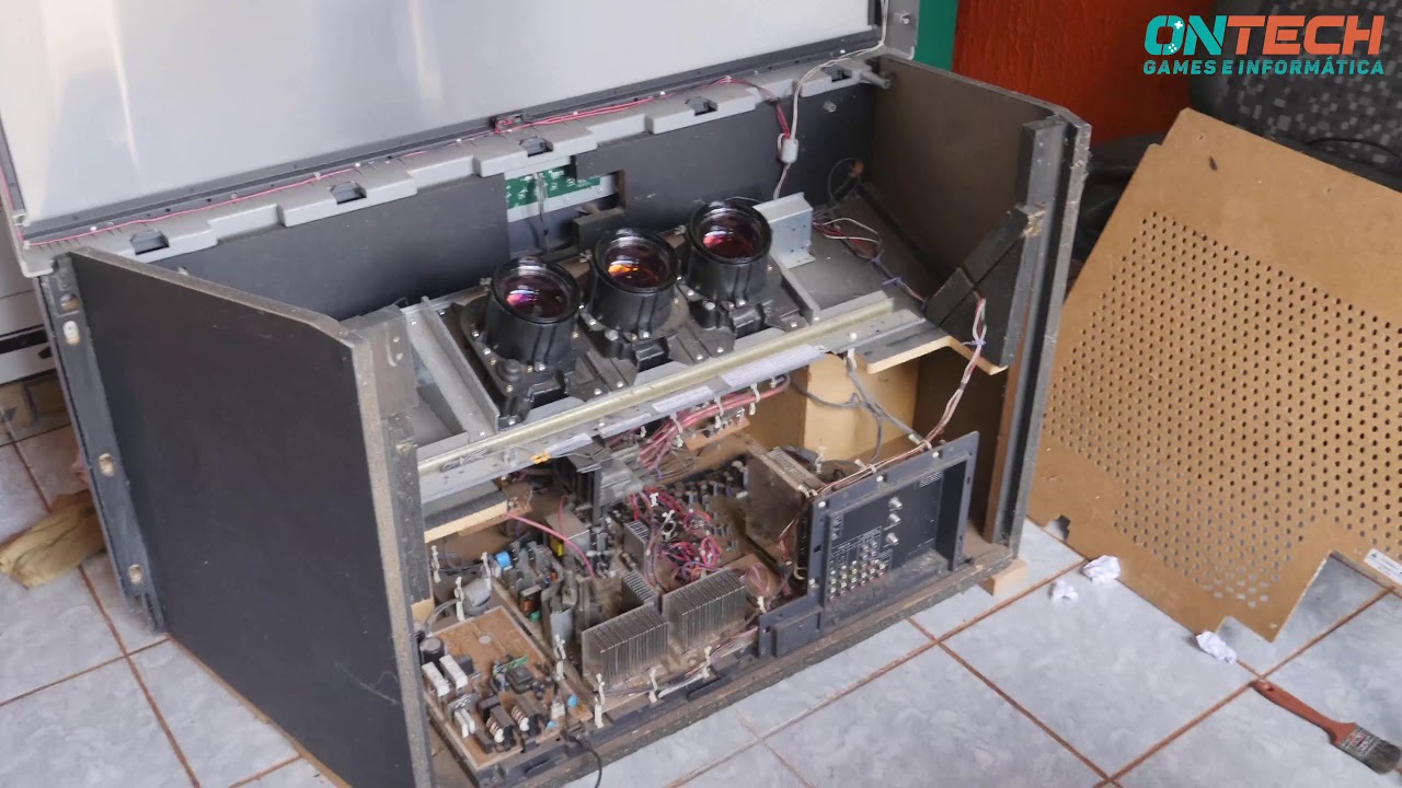 Limpeza TV Sony WEGA 57