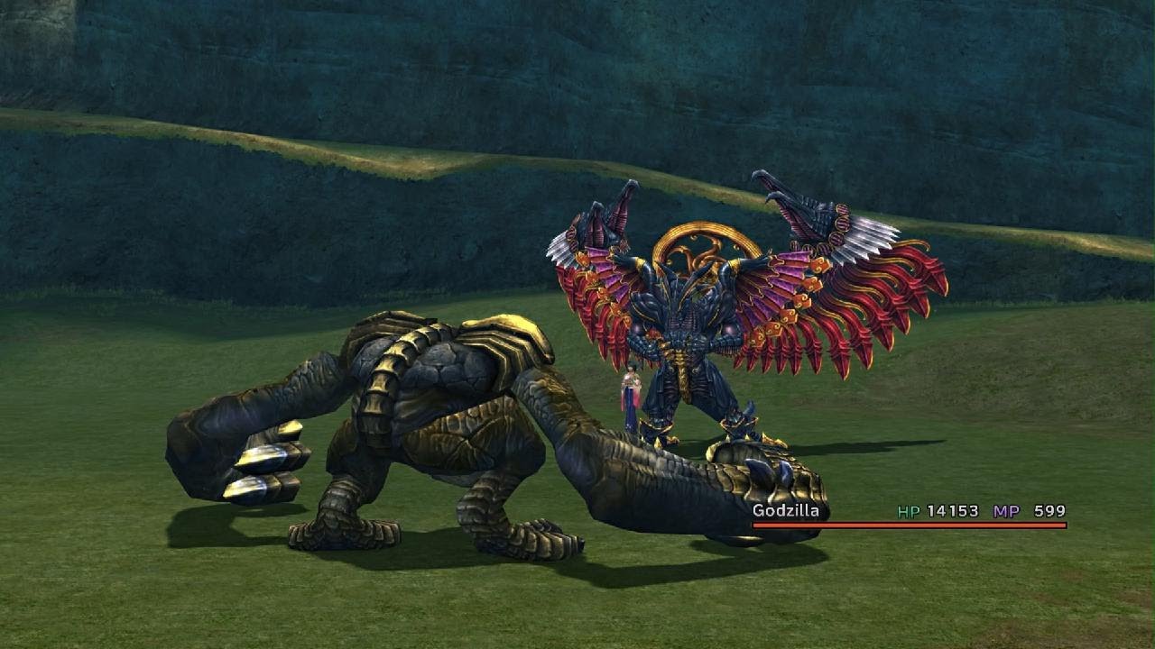 FINAL FANTASY X/X-2 HD Bahamut vs Earth Eater