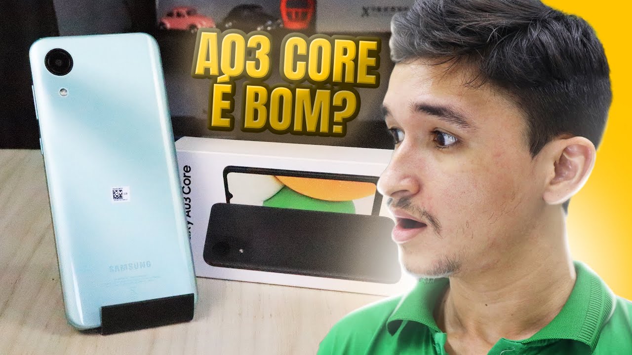 Comprei um A03 Core, será que é bom mesmo? - Umboxing + Mini Review
