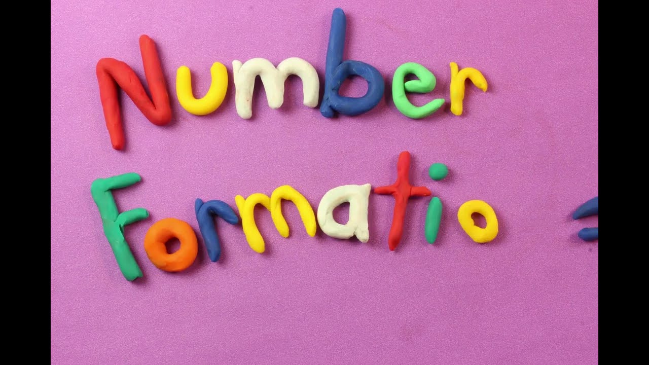 Number Formation, Claymie claymation stop-motion animation