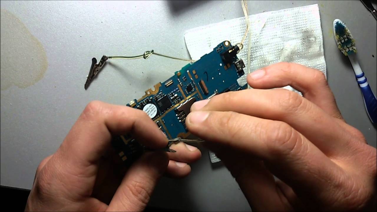 Воcстановление утопленника Samsung s5610