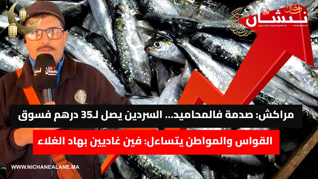 مراكش: صدمة فالمحاميد… السردين يصل لـ35 درهم فسوق القواس والمواطن يتساءل: فين غاديين بهاد الغلاء