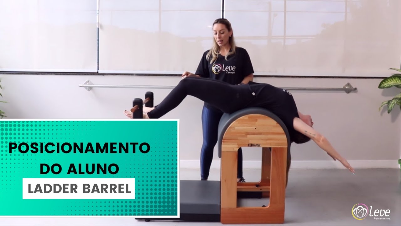 Posicionamento do praticante no Ladder Barrel