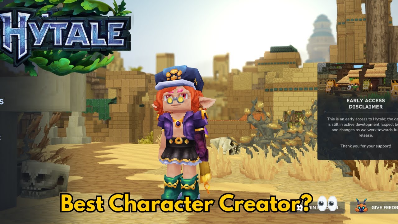 Hytale&rsquo;s Character Creator Is INSANELY Detailed 🤯✨