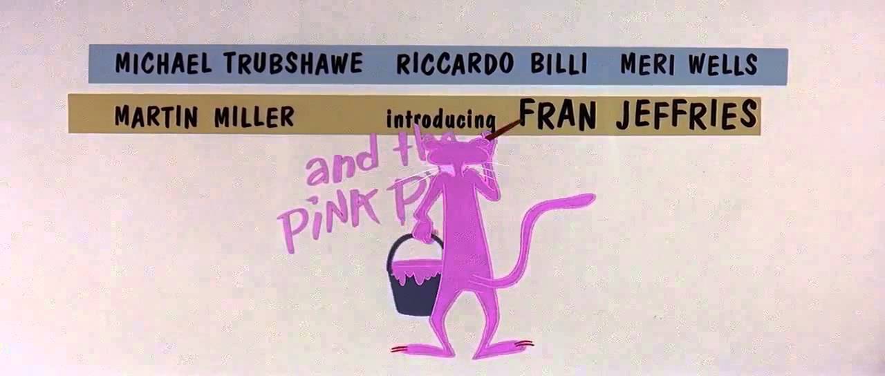 Friz Freleng - The Pink Panther Title Sequence (1963)