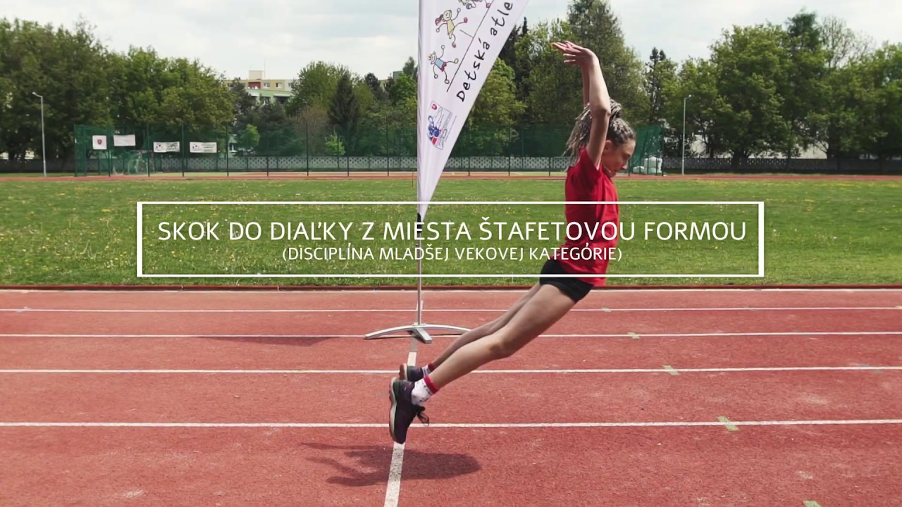 Metodické video - Skok do diaľky z miesta štafetovou formou / Trojskok znožmo z miesta (ukážka)