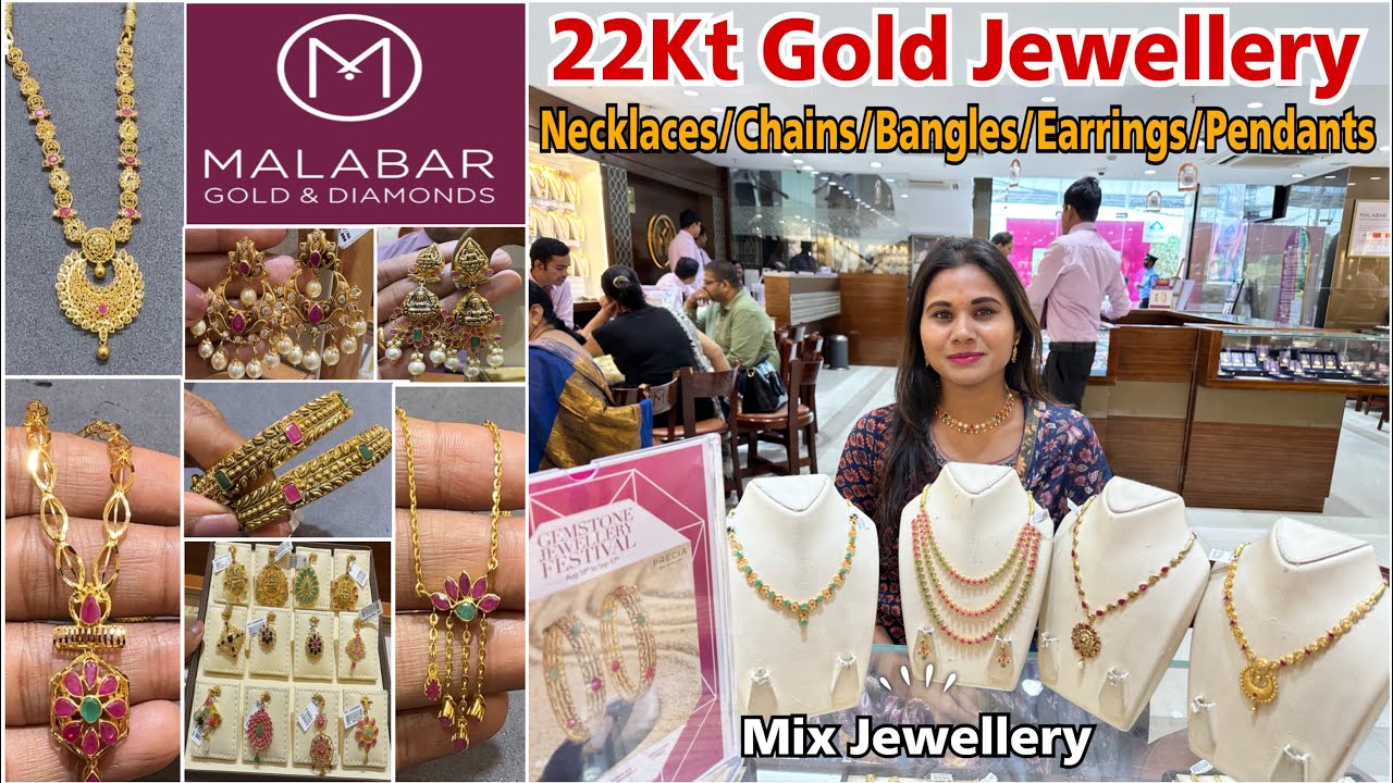 Malabar Gold Jewellery Collection Varalakshmi 2023🌷| Malabar Gold Necklace/Bangles/Chain/Earrings