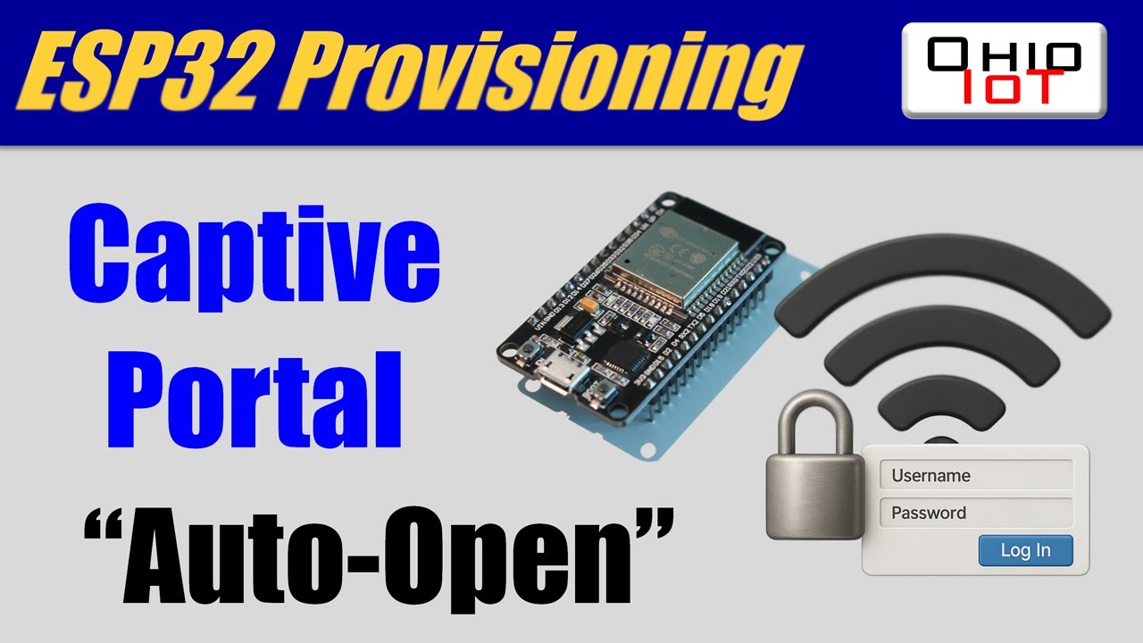 Подготовка ESP32 🛠️ — Captive Portal