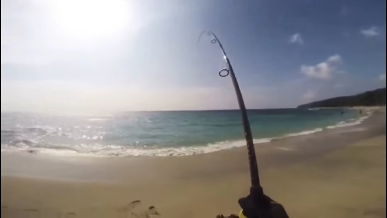 Shore fishing Barracuda in Lombok