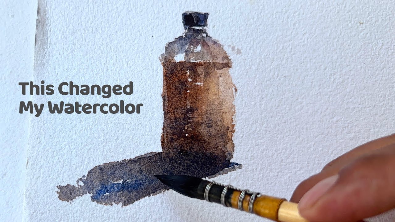 Как я научился рисовать ТЕНИ акварелью (7-дневное упражнение)