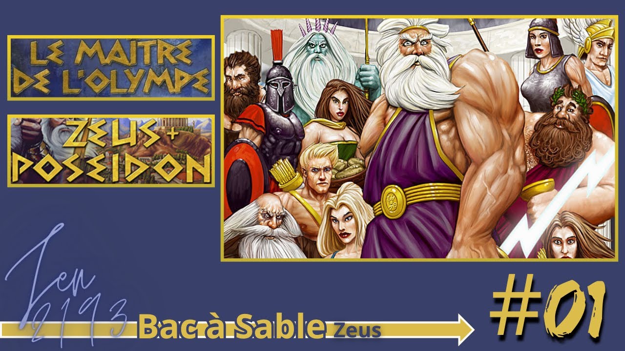 LE MA&Icirc;TRE DE L'OLYMPE : ZEUS (+ Pos&eacute;idon) ⚡ - Mode Bac &agrave; Sable - Gameplay FR #01 | PC