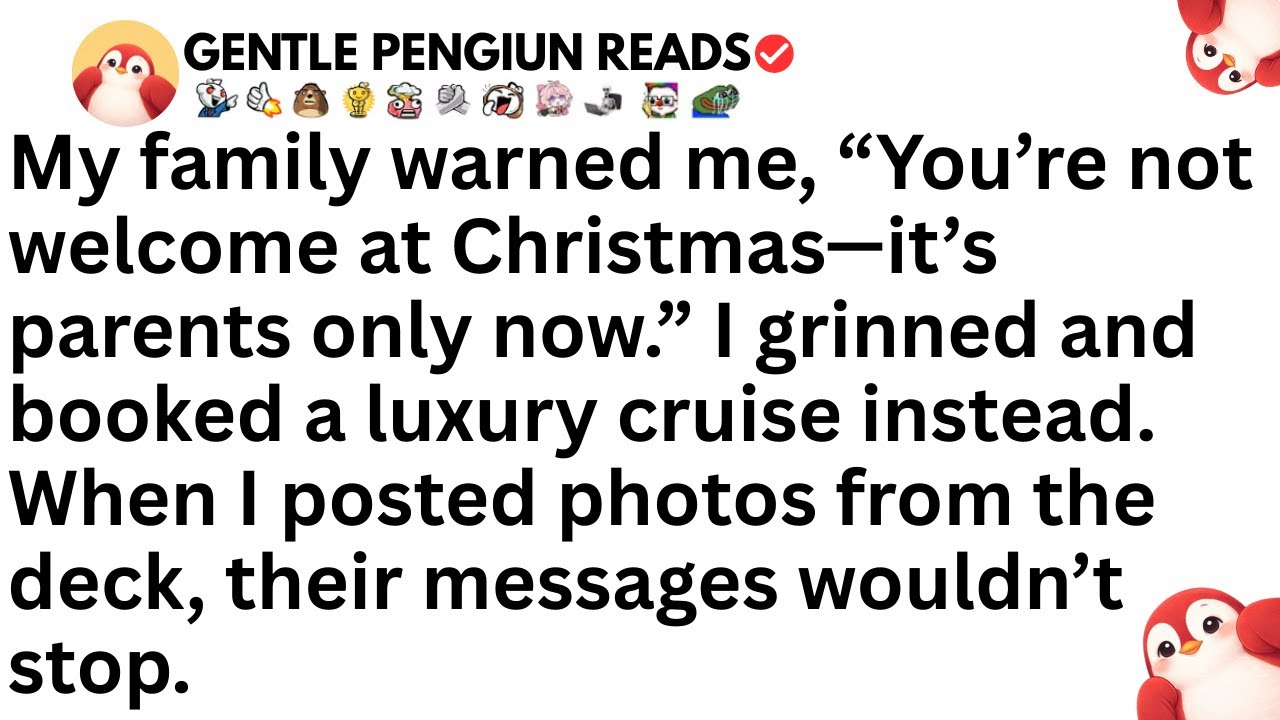 My family warned me, “You’re not welcome at Christmas—it’s parents only now.