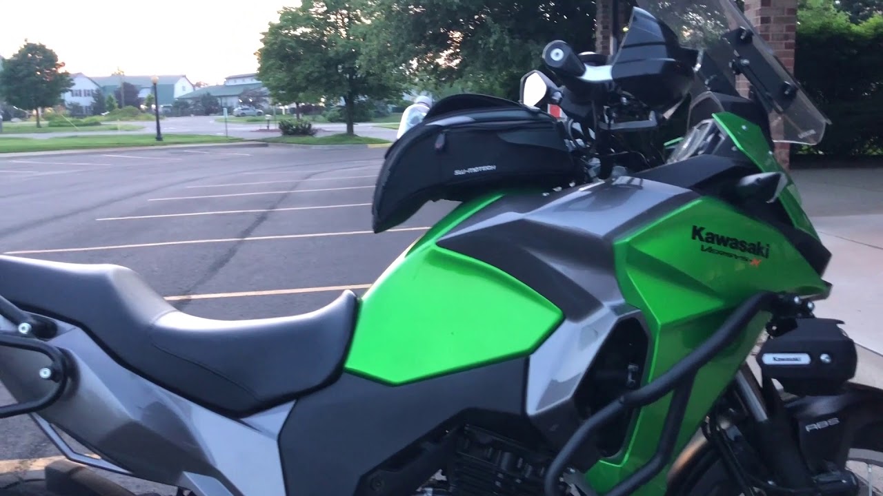 Versys X Updates - 15 Tooth Sprocket, Chain, AdMore Light Bar Fail