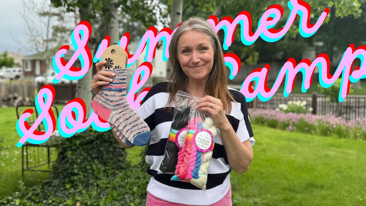 CSY Episode 29: Christmas Advent Preorder, the Start of Summer Sock Camp, and Mohair Scrunchies