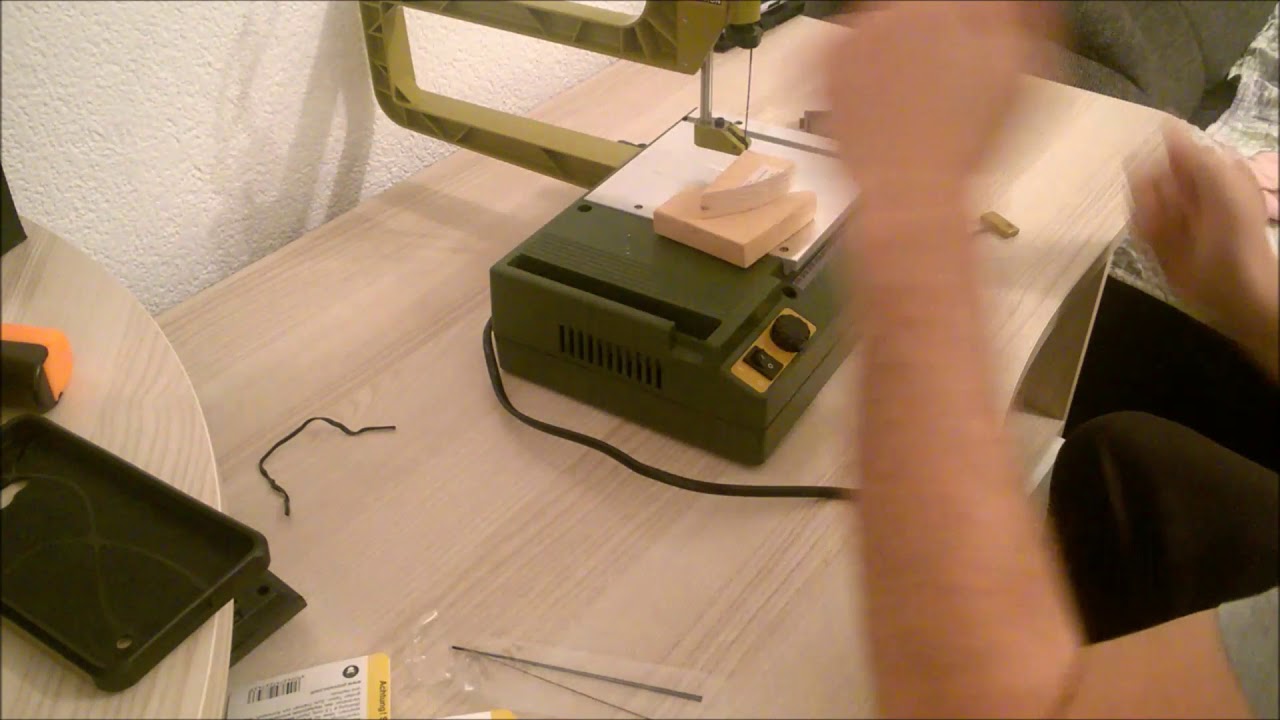 Proxxon Micromot DS 230 E first cut (2018)