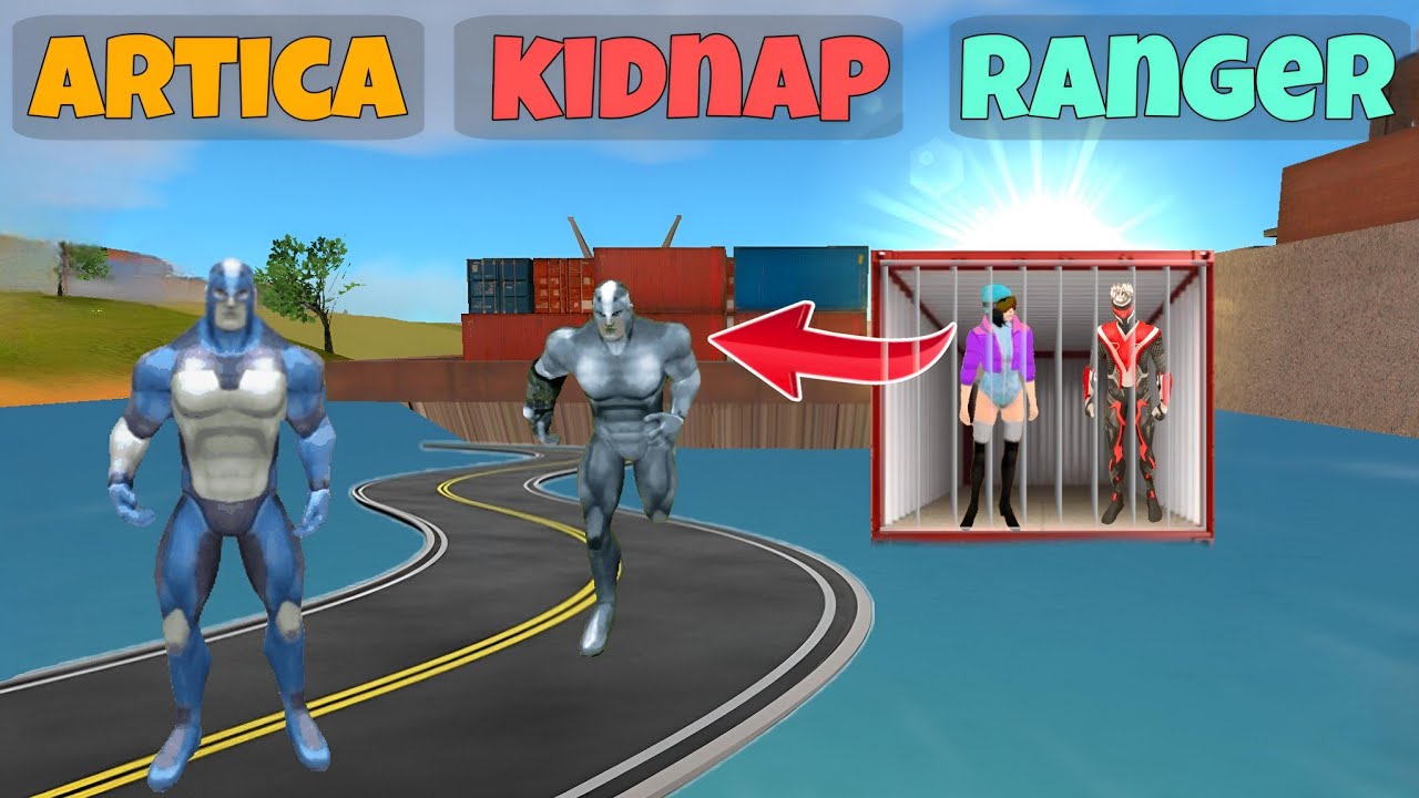 Rope hero save artica from stree-T Gang | black eagle 2.0
