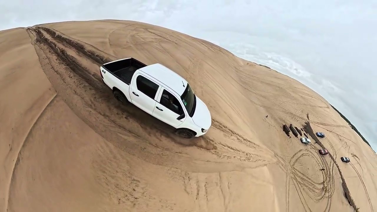 Travesía medano blanco desde  Necochea 