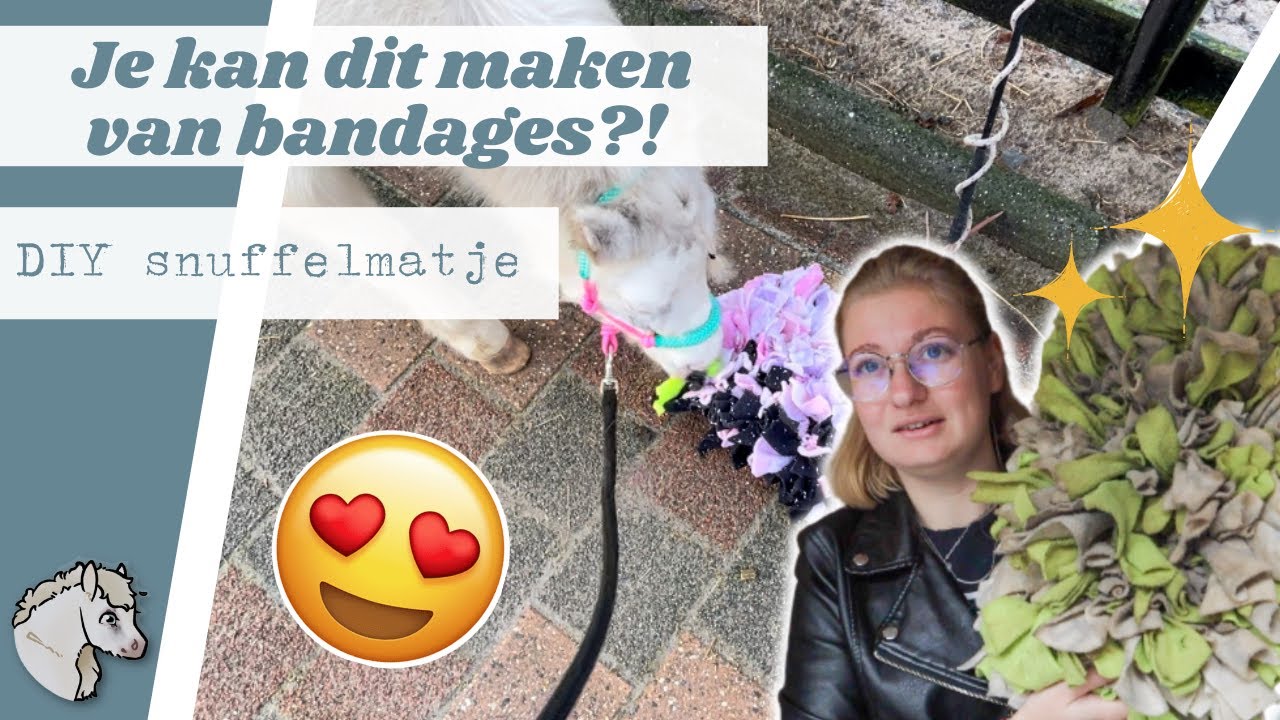 SNUFFELMATJE maken van BANDAGES?! |Raising.Little.Luna #DIY4