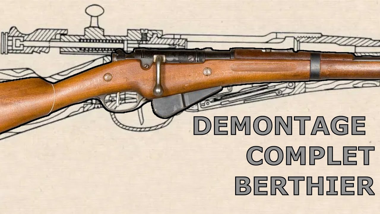 Tut'armes: démontage et remontage du système Berthier & conservation approfondie des armes anciennes