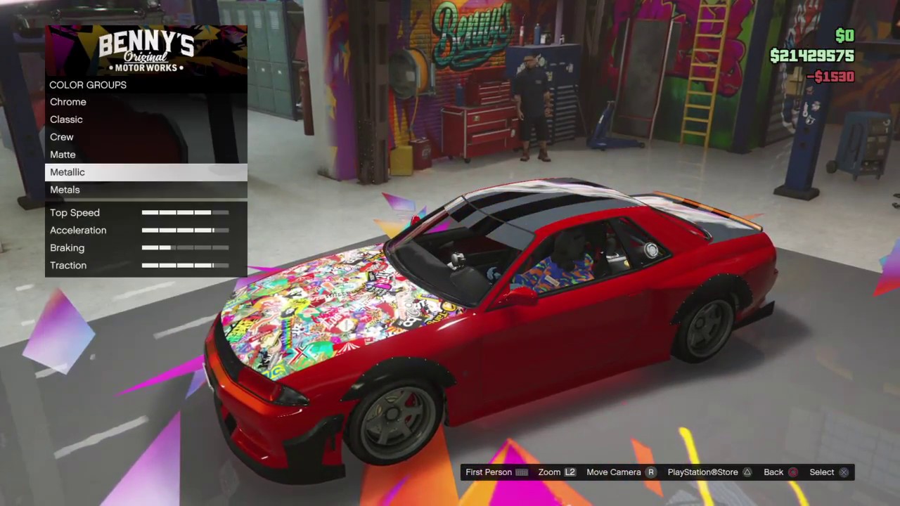 GTA online customizing Benny's cars
