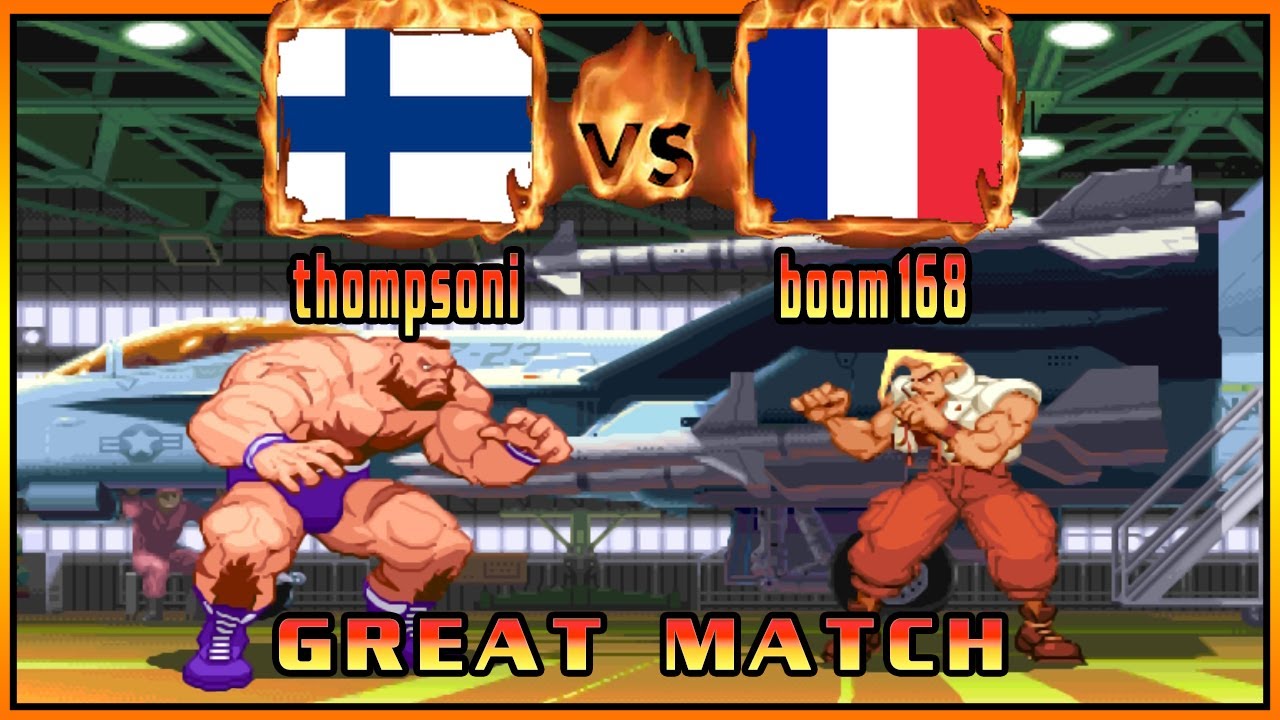 Street Fighter Alpha 3 - thompsoni (FIN) VS (FRA) boom168 [sfa3] [Fightcade] ストリートファイターアルファ3