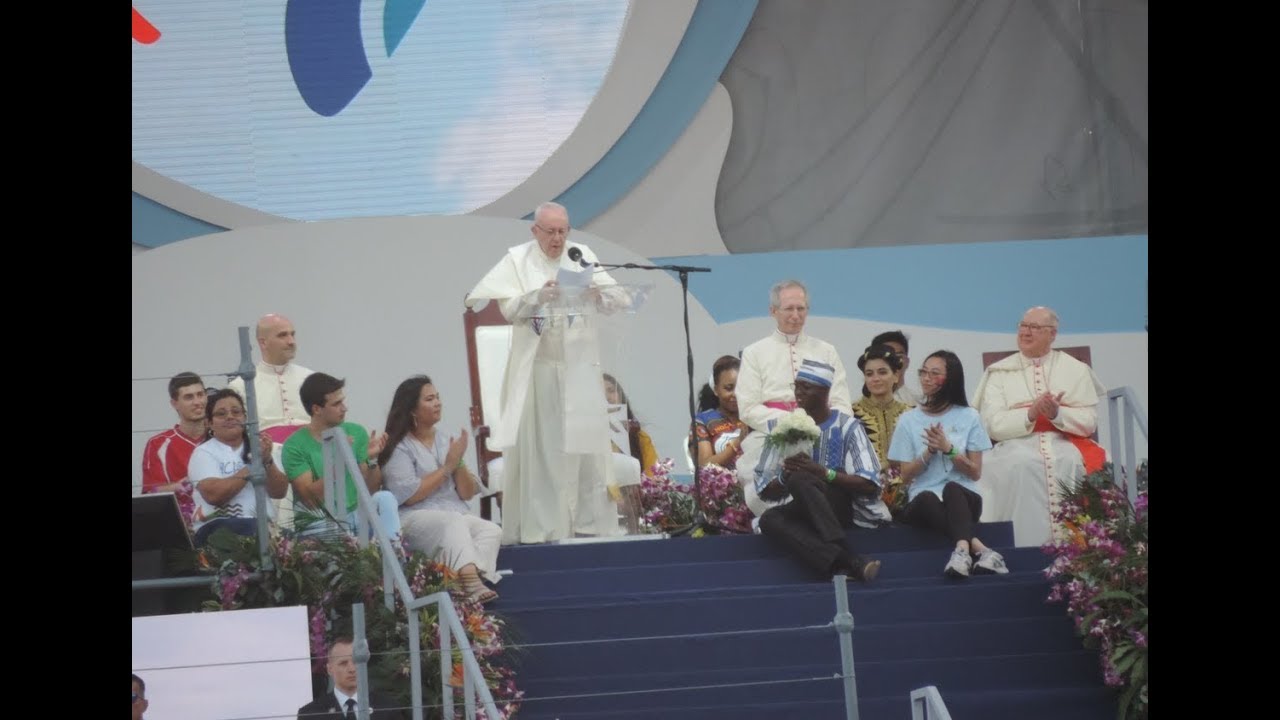 Discurso del Papa Francisco a los Jóvenes en la Ceremonia de acogida y apertura de la JMJ