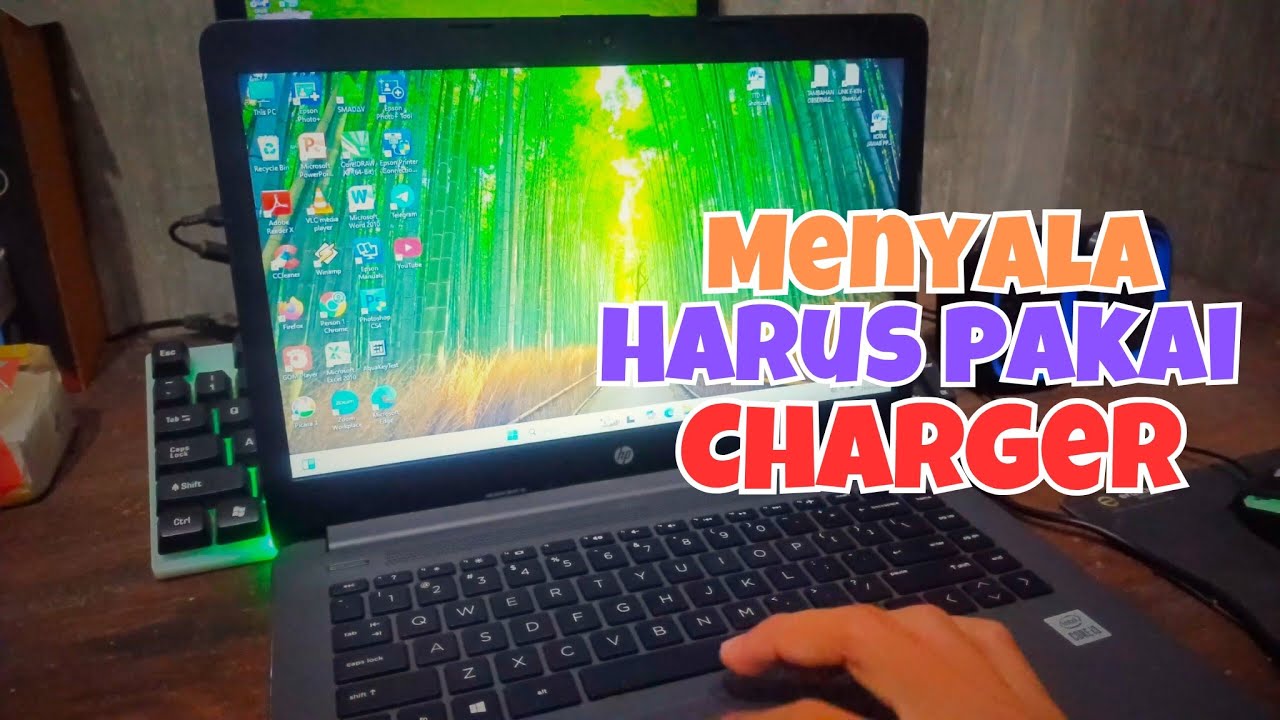 Laptop HP 240 G7  pakai baterai tidak bisa menyala, error 601