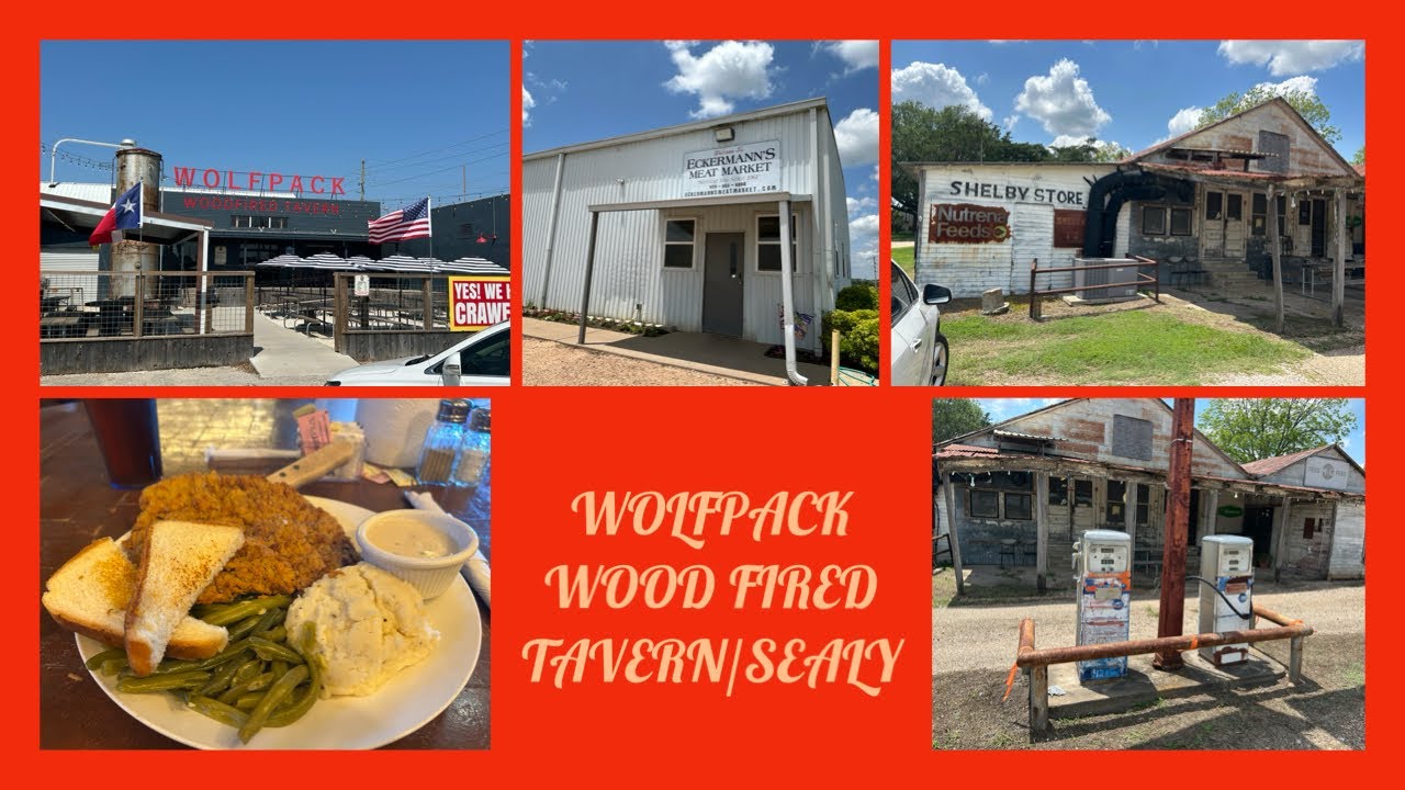 WHO HAS THE BEST CHICKEN FRIED STK IN TEXAS #28/WOLFPACK WOOD FIRED TAVERN/SEALY/& SMALL TOWN STORES