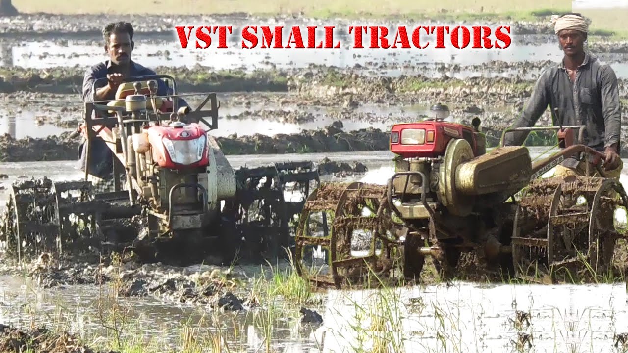 Miniature Kisan VST Small Tractor Videos Working Tractor wala video MINI Jaadui Village Tractors
