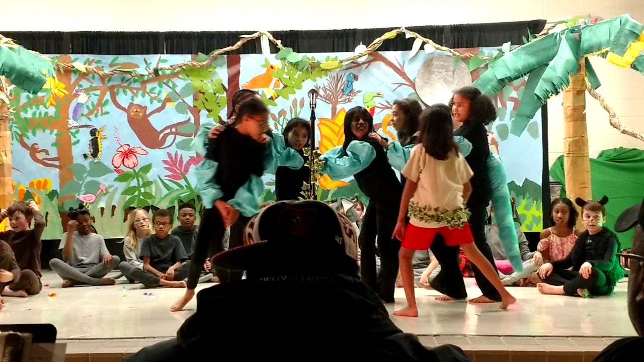 Selah school play.  Kaa coils