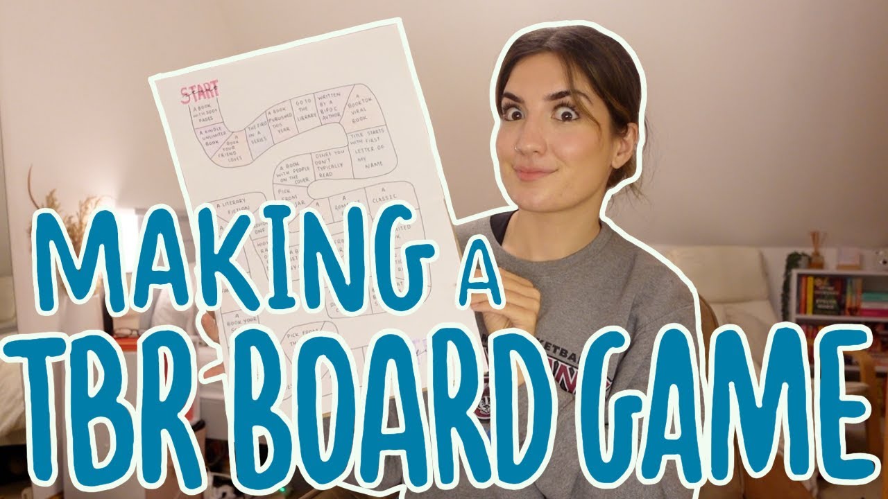 I MADE A TBR BOARD GAME | trying to get through my physical TBR