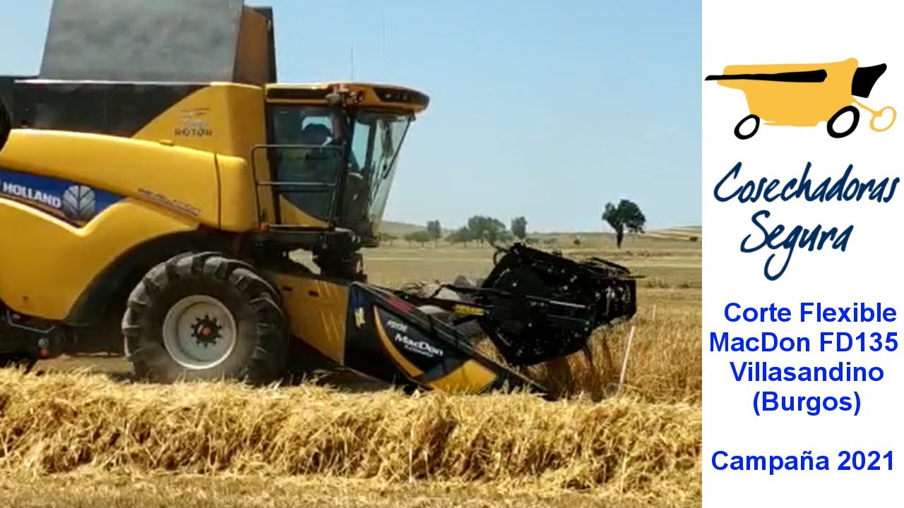 Corte flexible MacDon FD135 (10,66m) vendido por Cosechadoras Segura en Burgos - Campaña 2021