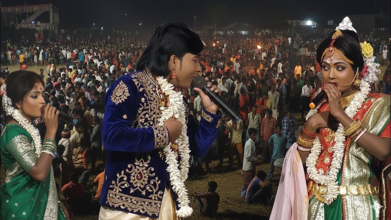 নববধূ বেহুলার প্রথম বাসর ঘর! যায় রে বেহুলা বাসর ঘরে—নায়িকা জেরিনের হৃদয়ছোঁয়া গান | যাত্রা মঞ্চ