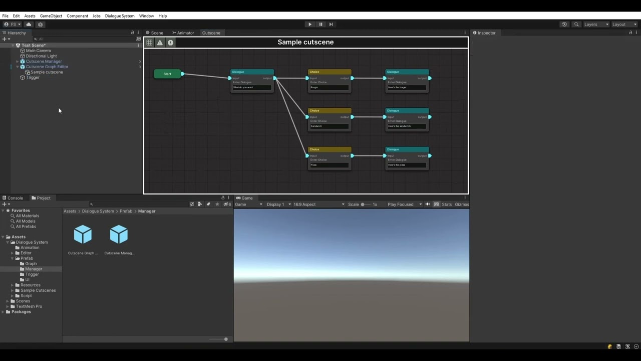 Non-Linear Dialogue & Cutscene System Getting Started Tutorial