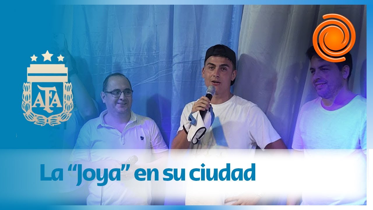 El impresionante recibimiento a Paulo Dybala en Laguna Larga