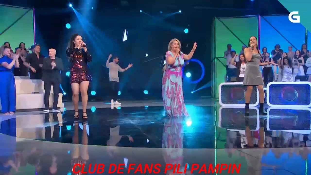 Pili Pampín, Miriam Agraso e Gloria - O galo (A liga das familias extraordinarias 23/12/2023)