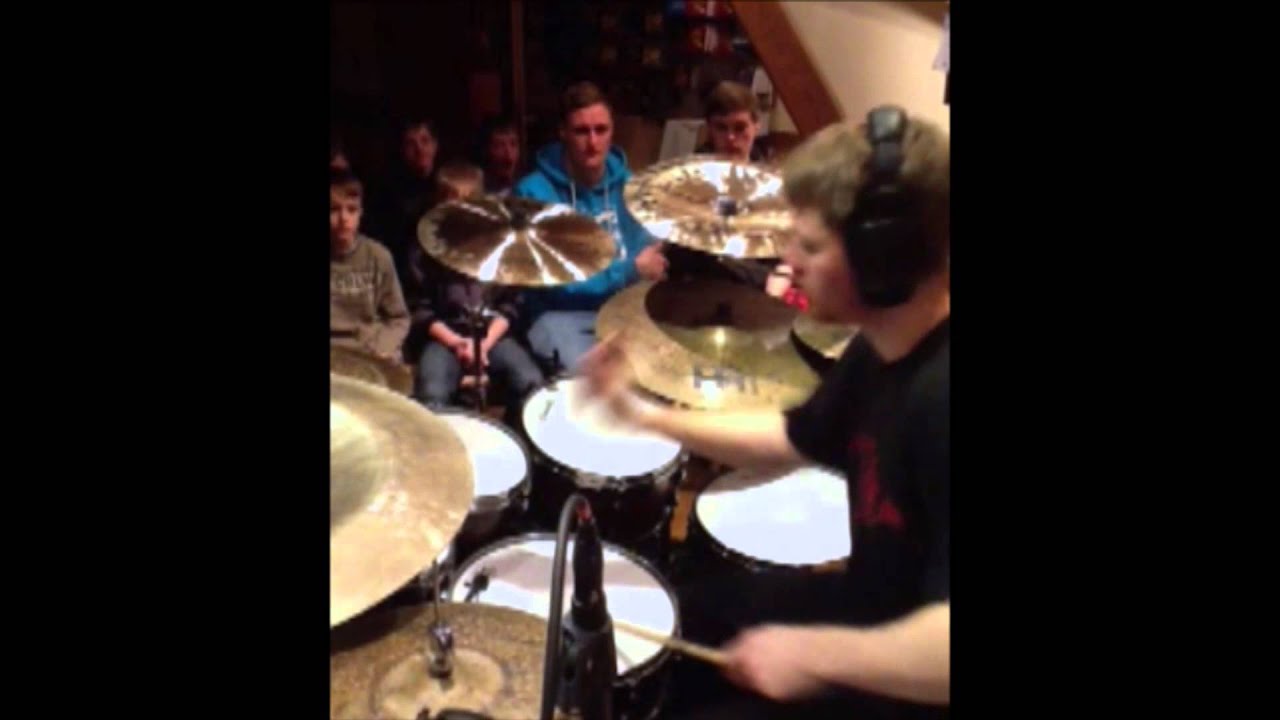 Hannes Grossmann (Obscura) plays Blotted Science @ Maydrums