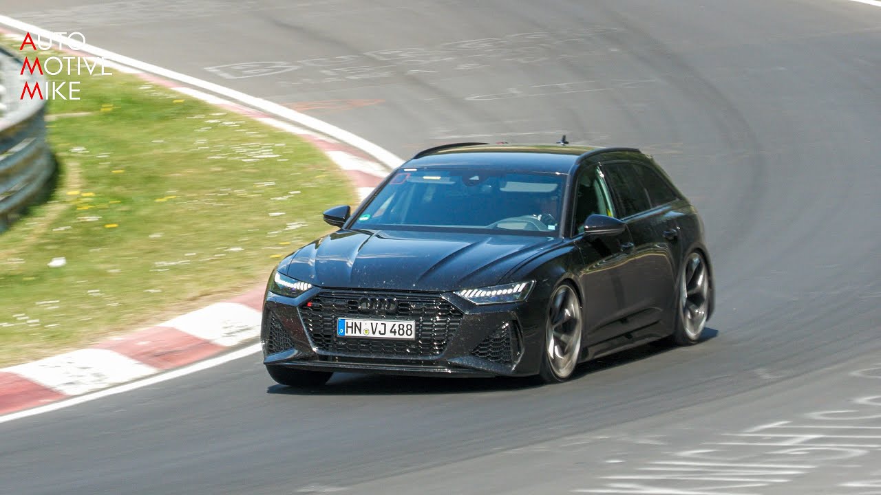 Audi RS6 C8 Pure V8 Sounds on the Nürburgring