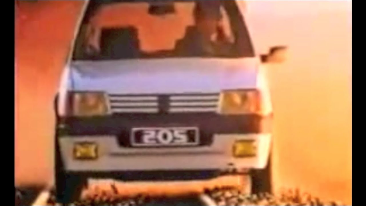 Publicité d'époque Peugeot 205 GTI 1.6 - Rebelcar.fr