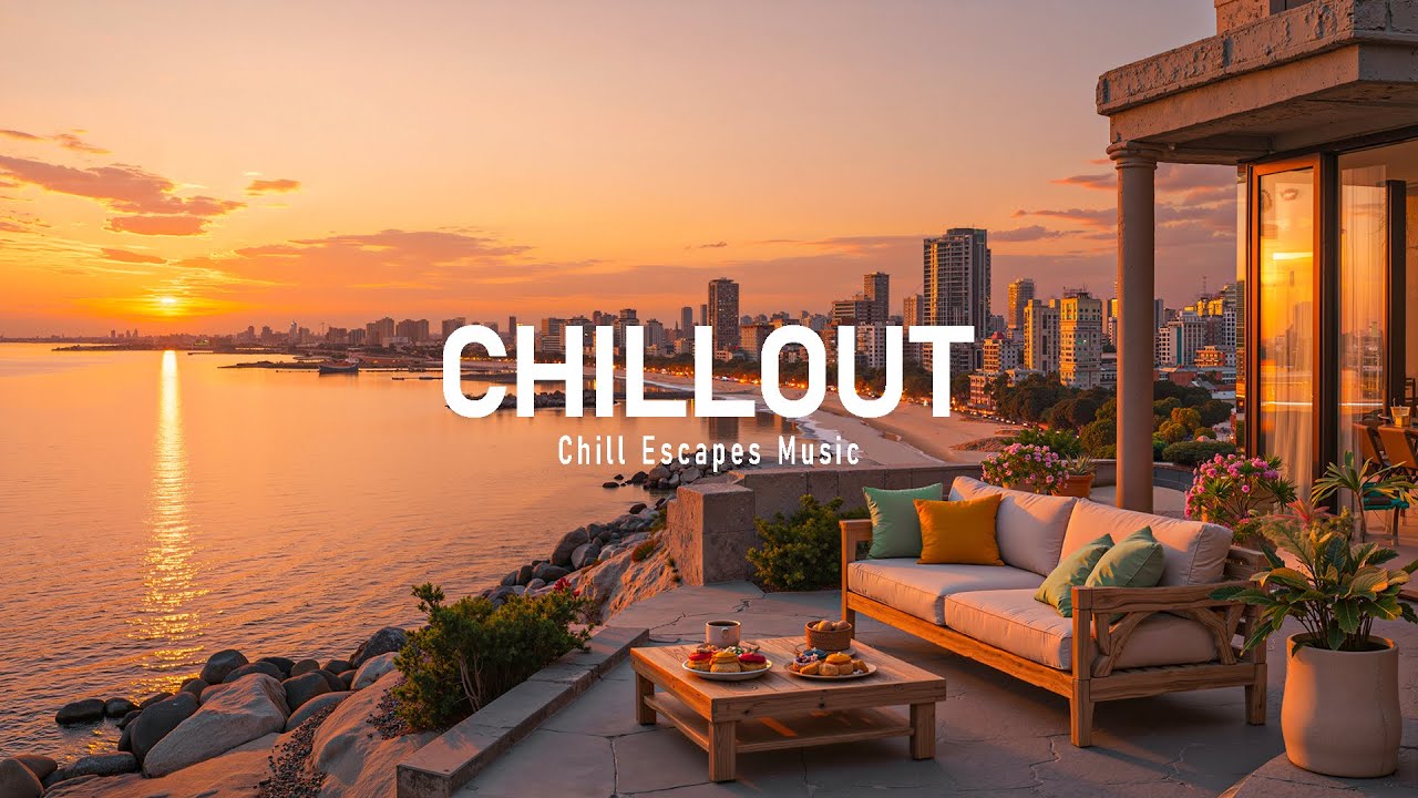 Relaxing City Lounge at Sunset View 🌇 Smooth Chillout Lounge Music for Stress Relief
