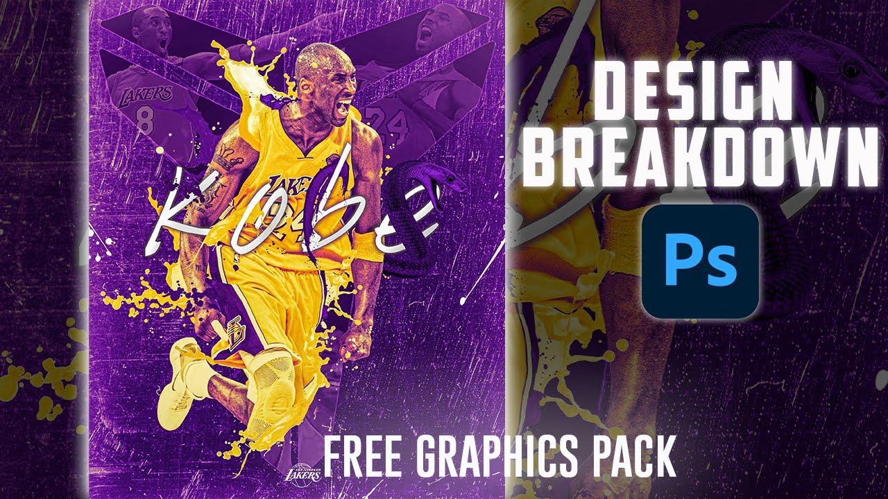 Sports Photoshop Tutorial - How to Create a Sports Poster Design (2021)