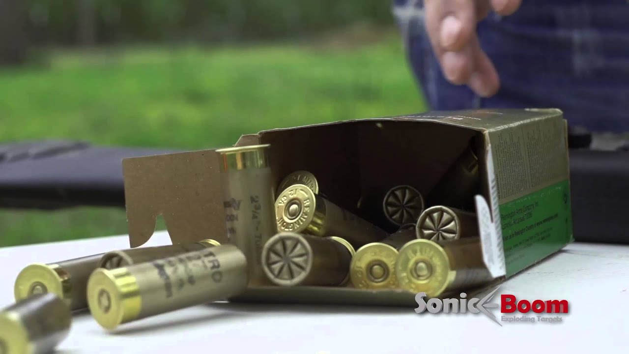 Exploding Targets from Sonic Boom