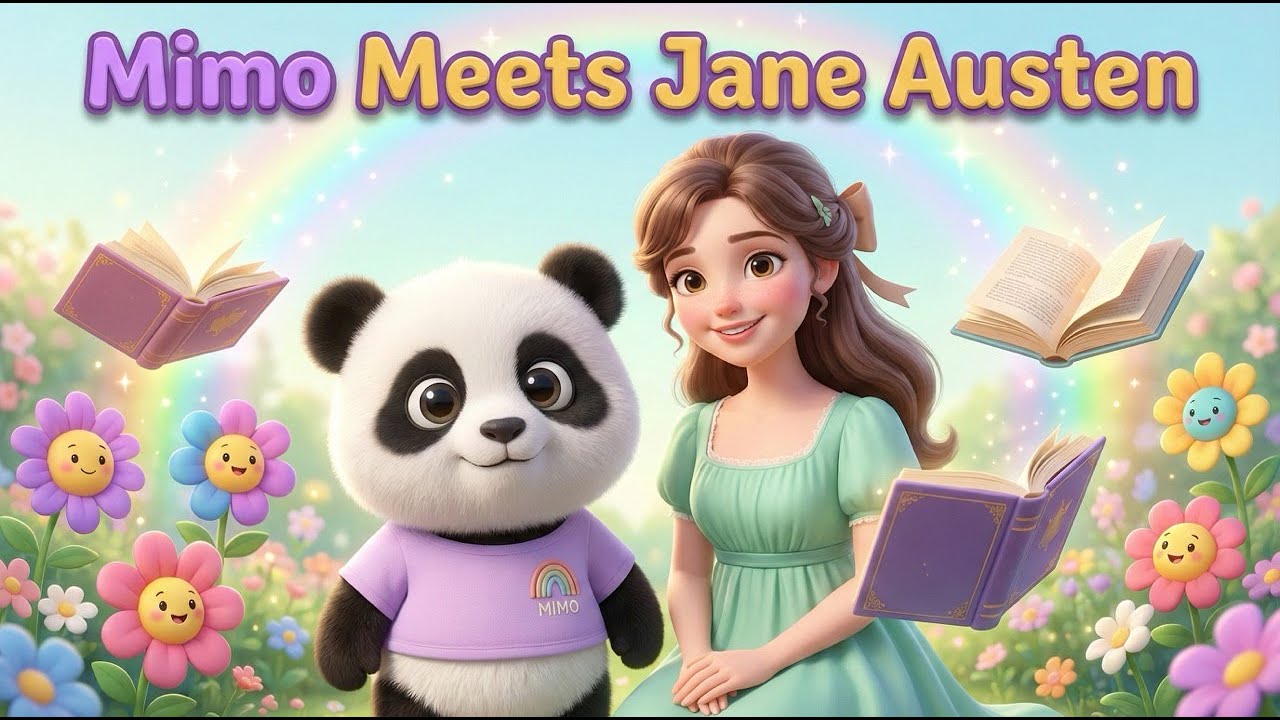 Mimo Meets Jane Austen 📖 Bedtime Story for Kids + 2.5 Hrs Sleep Music