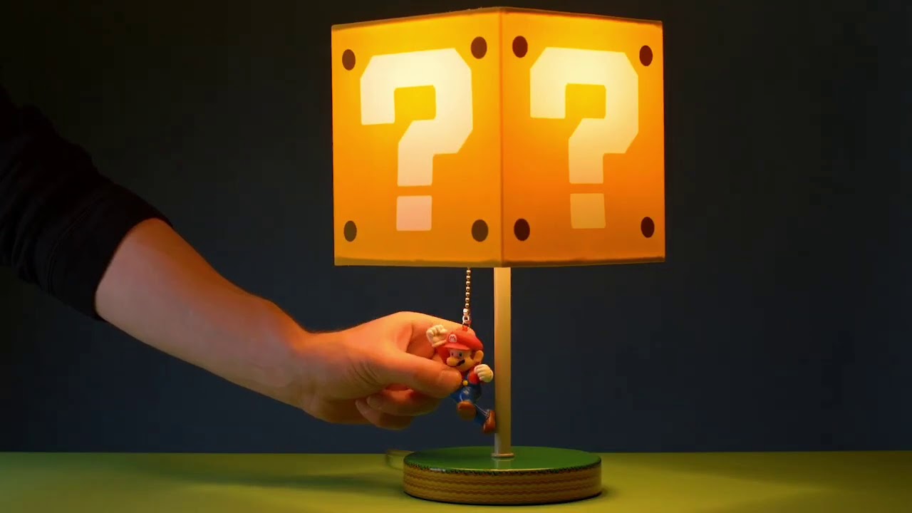 Super Mario Question Block Lamp