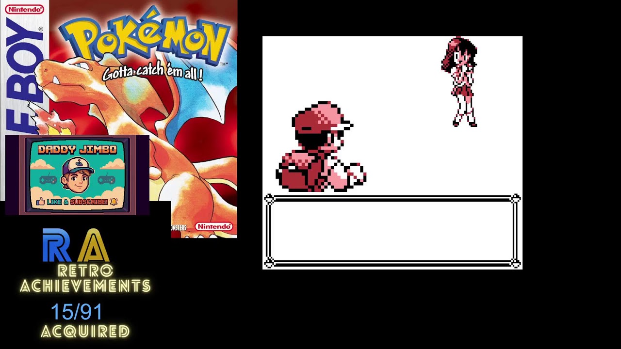 Pokemon Red Retro achievement playthrough Master quest